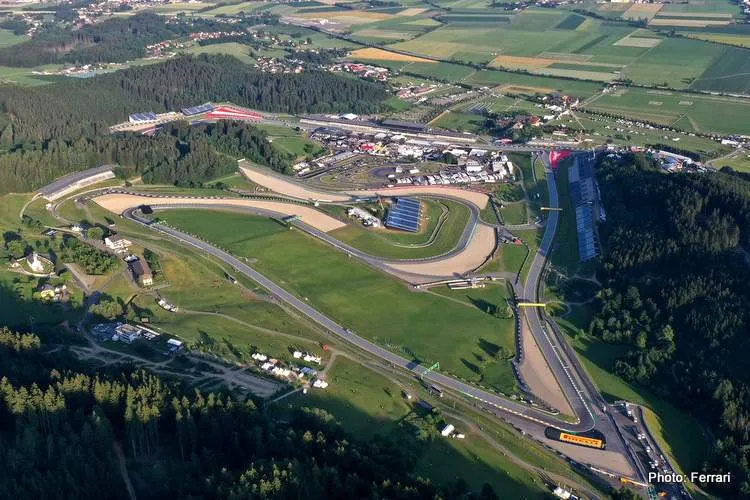 red bull ring spielberg aerial