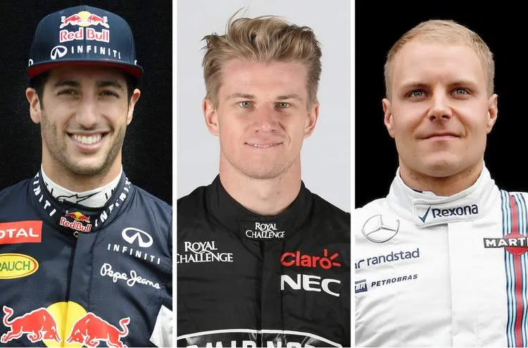 ricciardo hulkenberg bottas