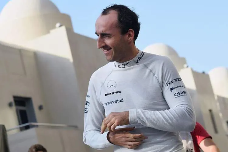 robert kubica williams test