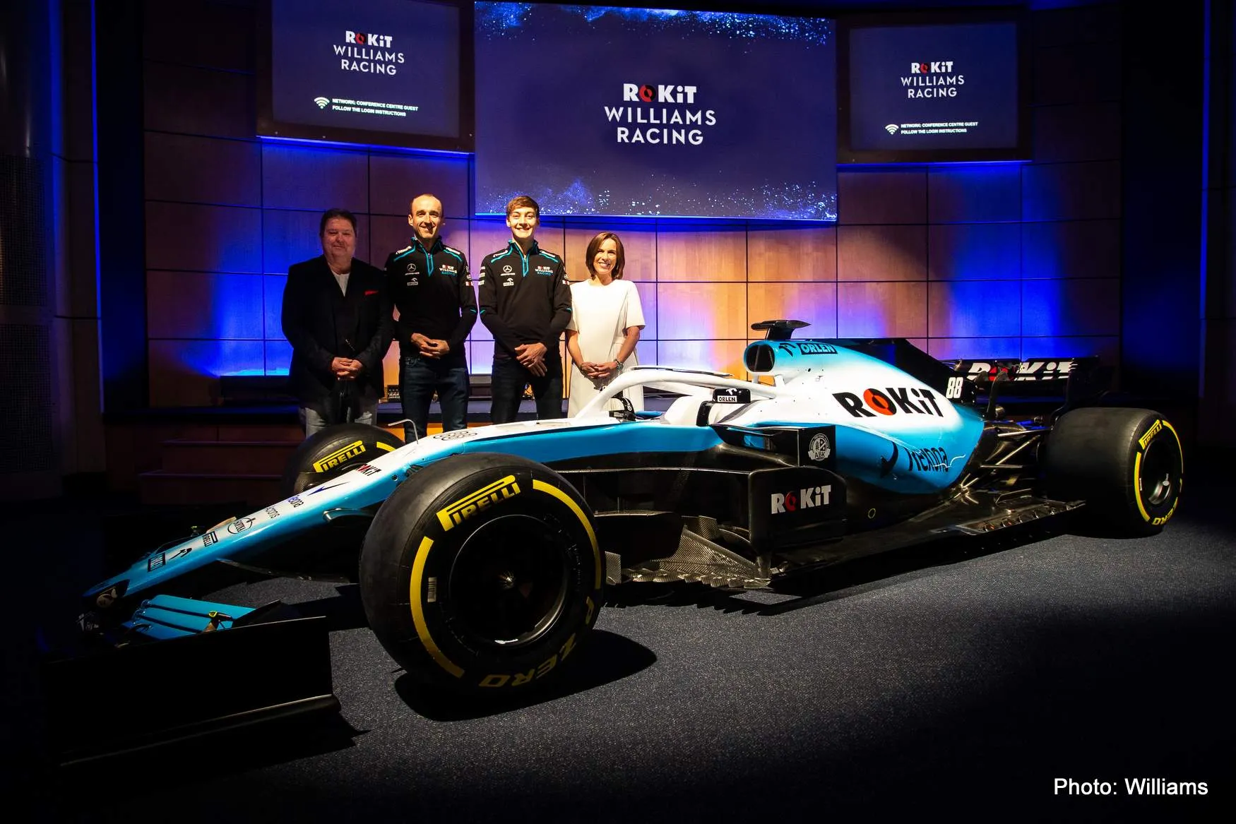 rokit williams racing livery launch 3