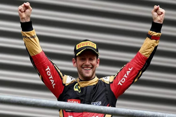 romain grosjean f1 grand prix belgium twx7blvemkdx