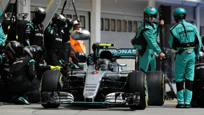 rosberg pitstop