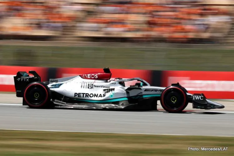russell barcelona quali 2022