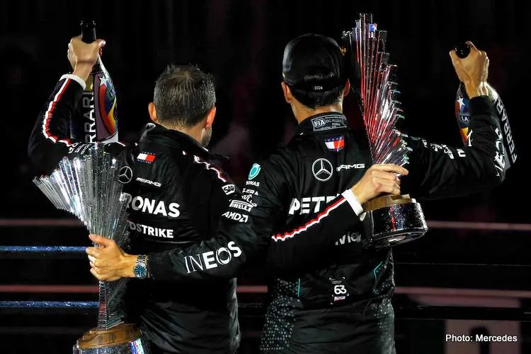 russell mercedes f1 qatar wolff
