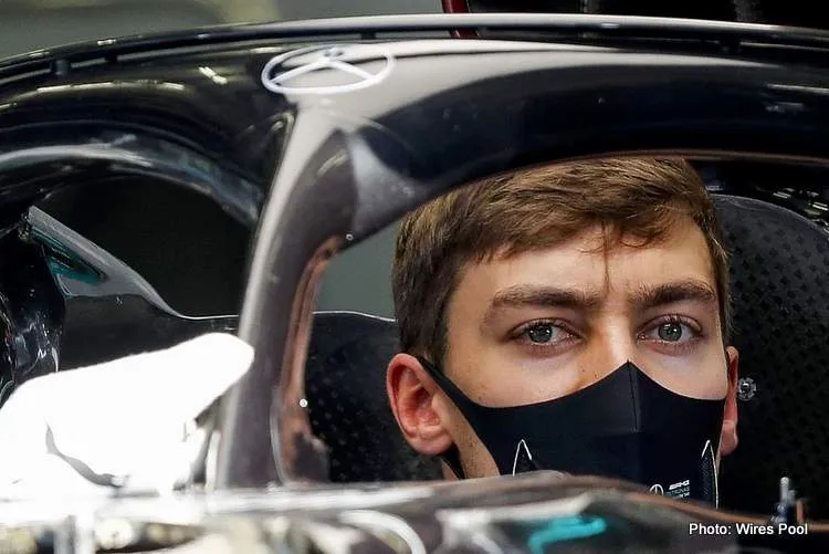 russell mercedes sakhir seat
