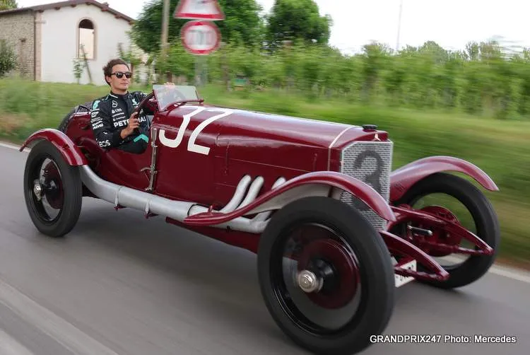 russell mercedes targa florio 2024