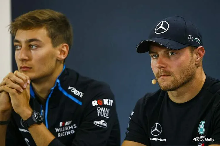 russell merecedes wolff f1 bottas