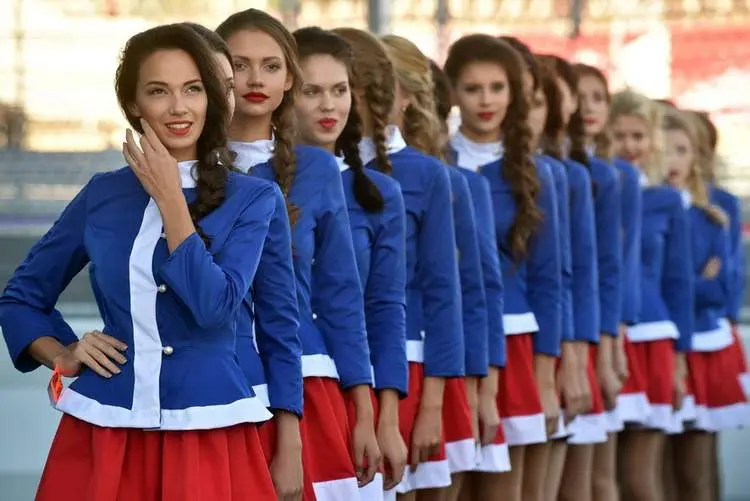 russian grid girls sochi formula1 event