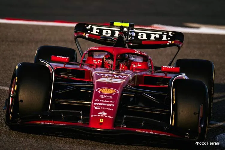 sainz bahrain testing 2 2024