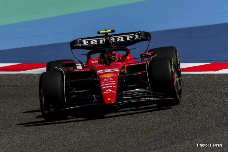 sainz bahrain testing 2023