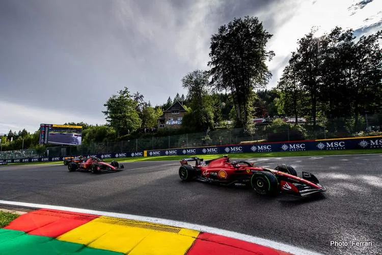 sainz leclerc spa 2023