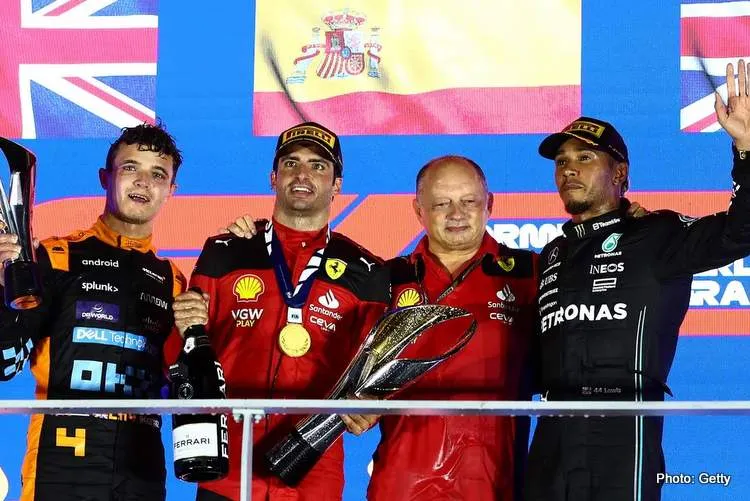 sainz norris hamilton singapore 2023