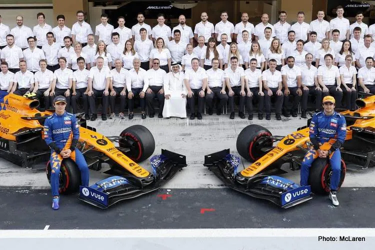 sainz norris mclaren