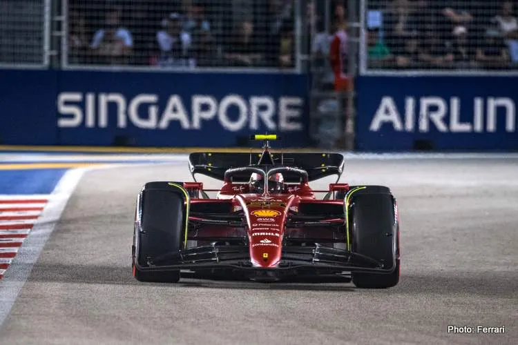 sainz singapore 3 2022