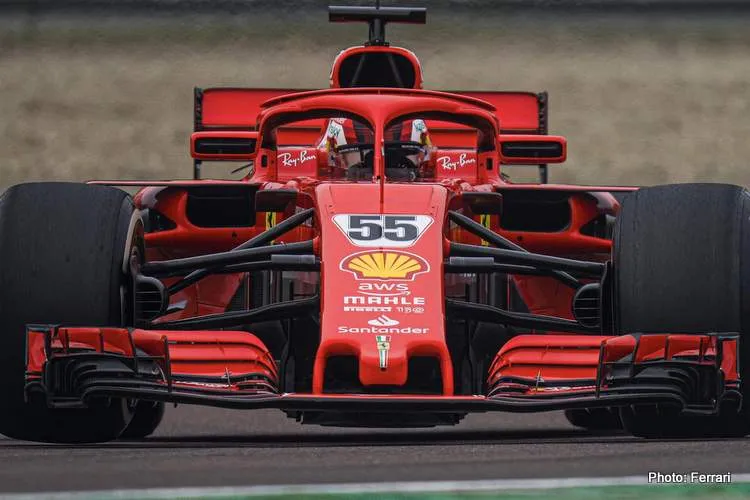sainz test fiorano 2022