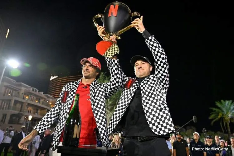 sainz thomas netflix cup vegas 2 2023