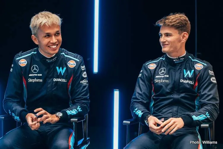 sargeant albon williams f1 teammates