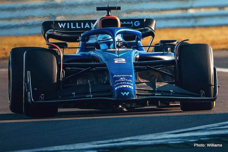 sargeant williams fw45 shakedown 2023