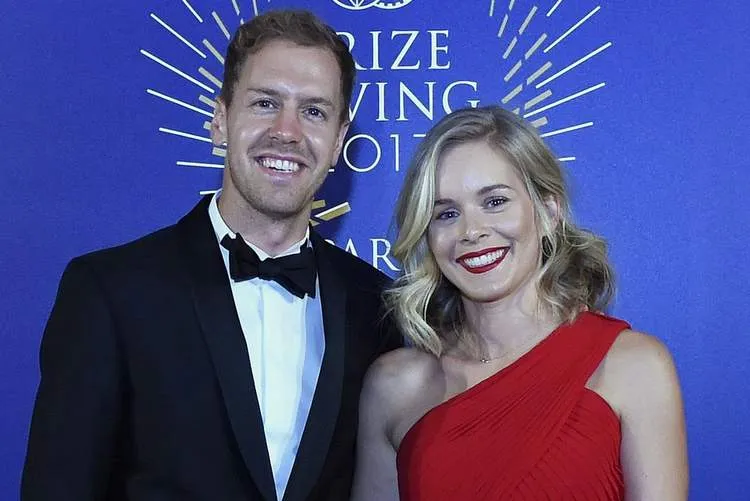 sebastian vettel and hanna sprater getty