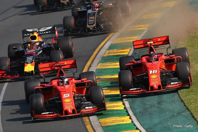 sebastian vettel charles leclerc ferrari 2019