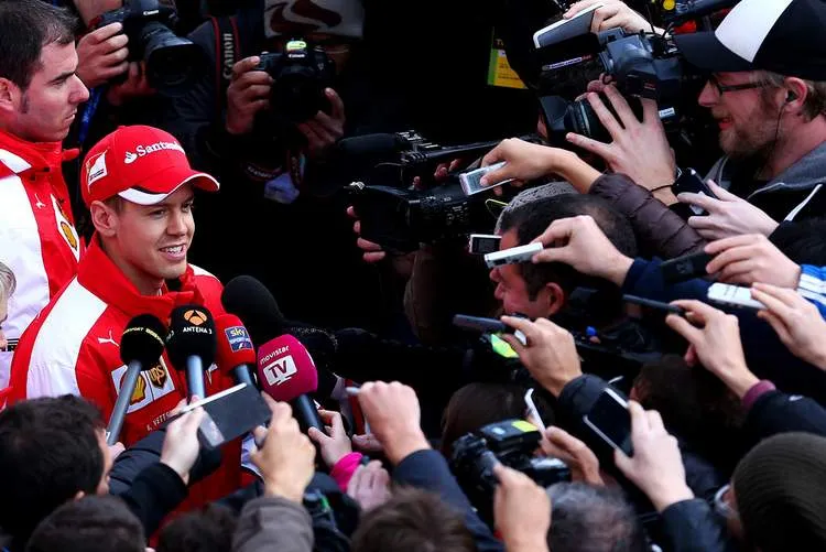 sebastian vettel f1 testing day 2 kxu58ae4on1x