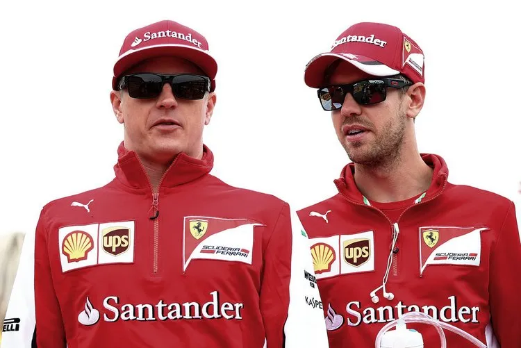 sebastian vettel kimi raikkonen f1 grand prix fb3eiedwdjqx
