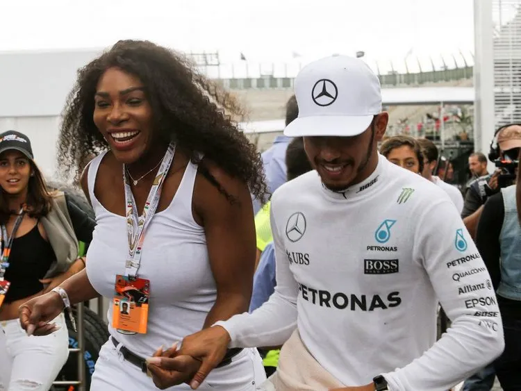 serena williams lewis hamilton