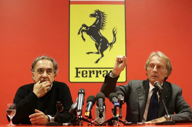 sergio marchionne luca cordero di montezemolo ferrari