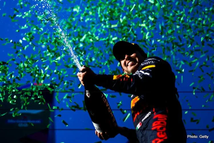 sergio perez podium f1 red bull 2022 f1