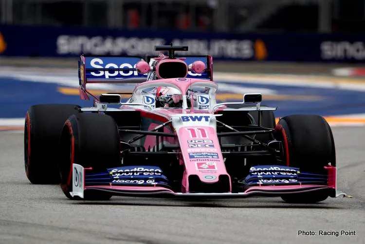 sergio perez singapore 2019