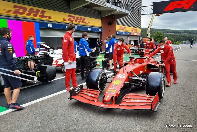 spa ferrari pitlane