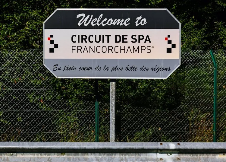 spa francorchamps sign
