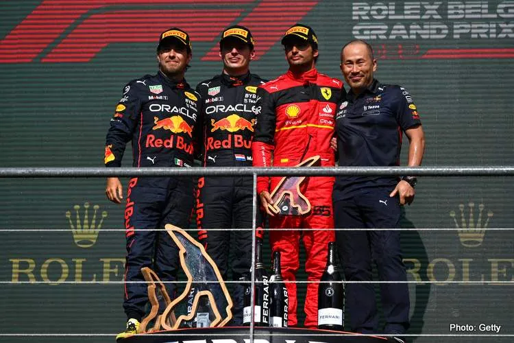 spa podium celebrations 2022