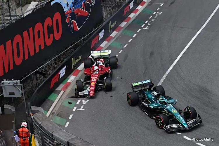 stroll leclerc collision