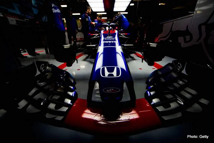 toro rosso str13 honda nose f1 2018 barcelona test