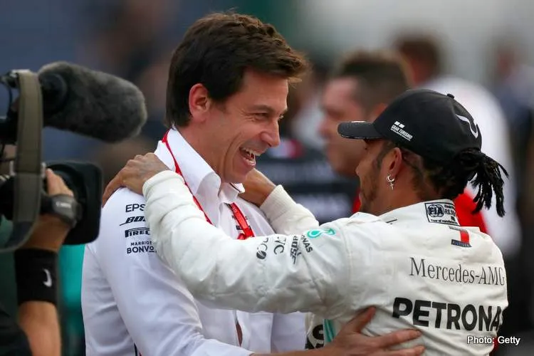 toto wolff lewis hamilton getty images