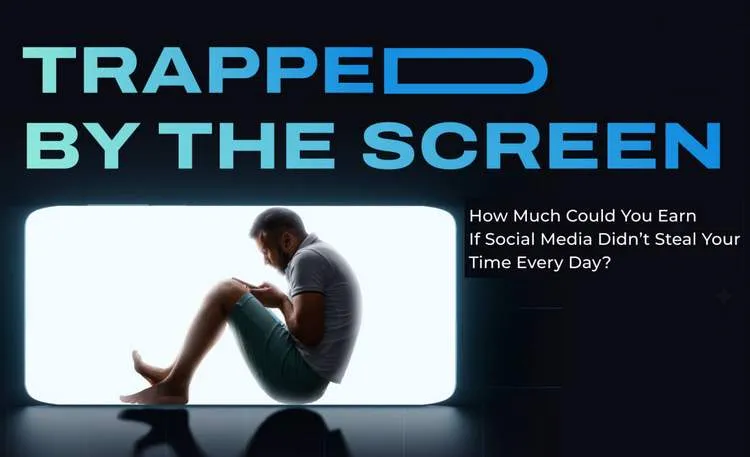 trapped by the screen