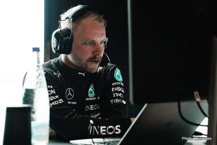 valtteri bottas barcelona 2021 mercedes