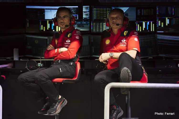 vasseur mekies bahrain testing 2023