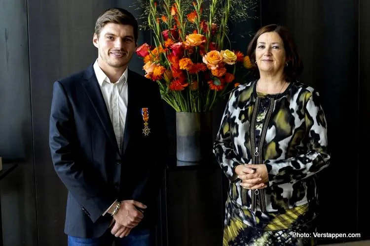 versattpen max verstappen has been appointed officer in the order of orange nassau