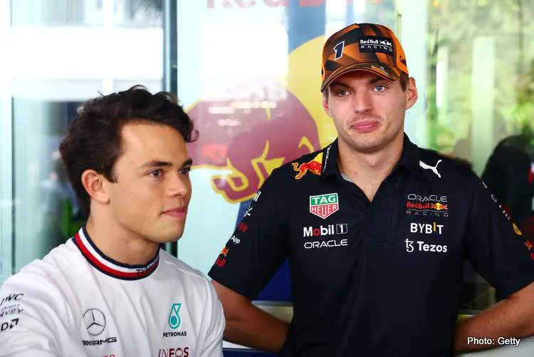 verstappen de vries singapore 2022