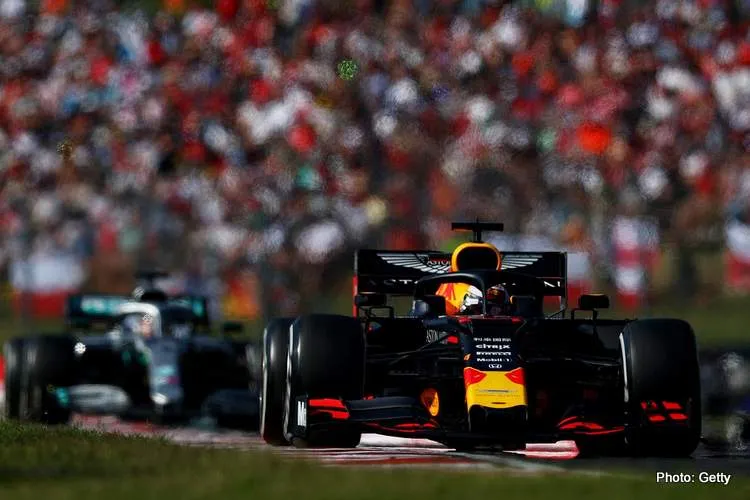 verstappen hamilton hungary 2019