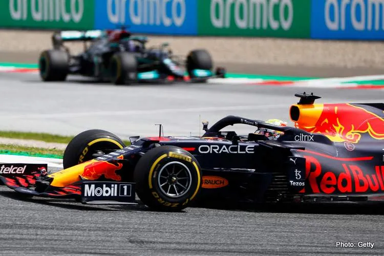 verstappen hamilton styrian grand prix lead battle