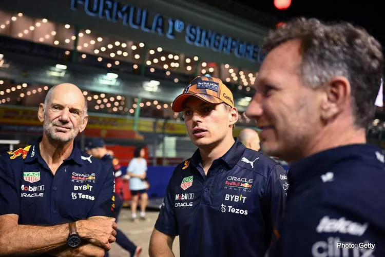 verstappen horner newey singapore 2022