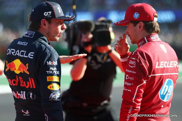 verstappen leclerc mexico 2025