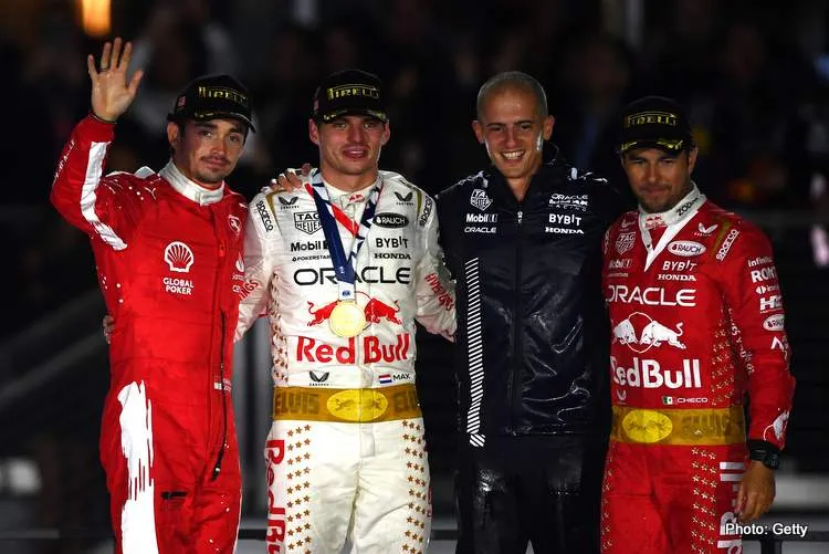 verstappen leclerc perez vegas 2023