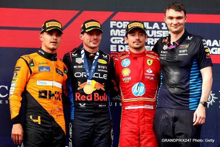 verstappen norris leclerc imola 2024