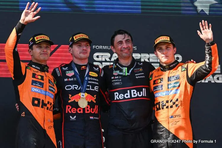 verstappen norris piastri imola 2025