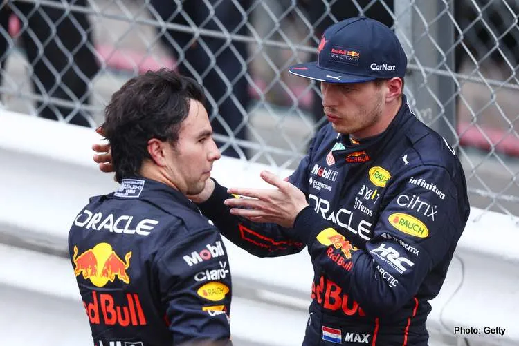 verstappen perez monaco race 2022