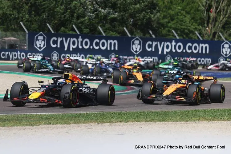 verstappen piastri imola 2025